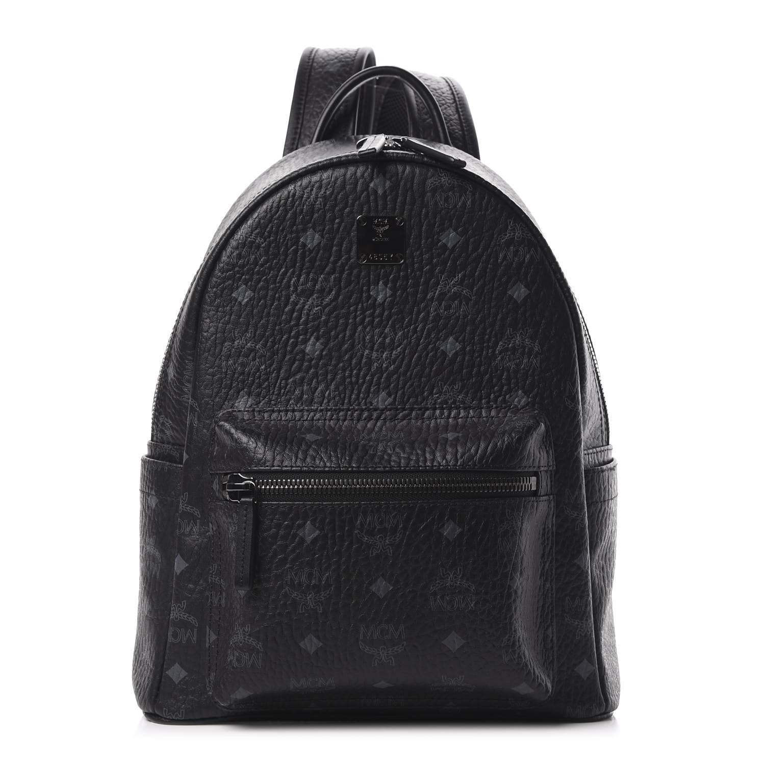 MCM Visetos Small Stark Backpack Black 1 of 10