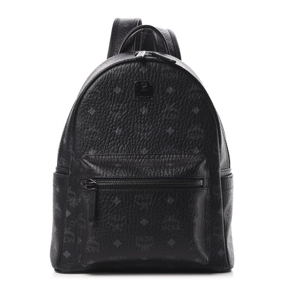 MCM Visetos Small Stark Backpack Black 1 of 10