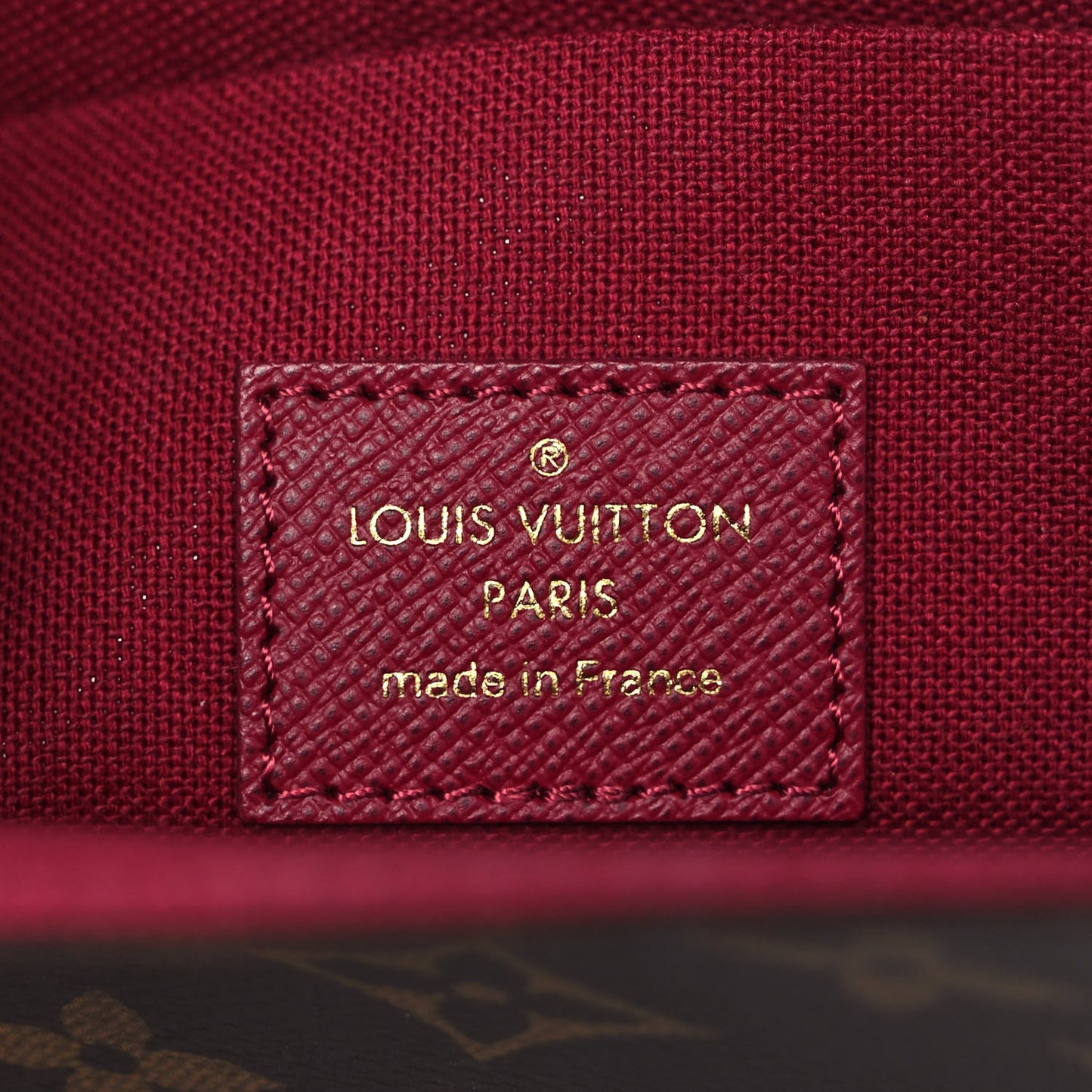 Monogram Pochette Felicie Chain Wallet Fuchsia