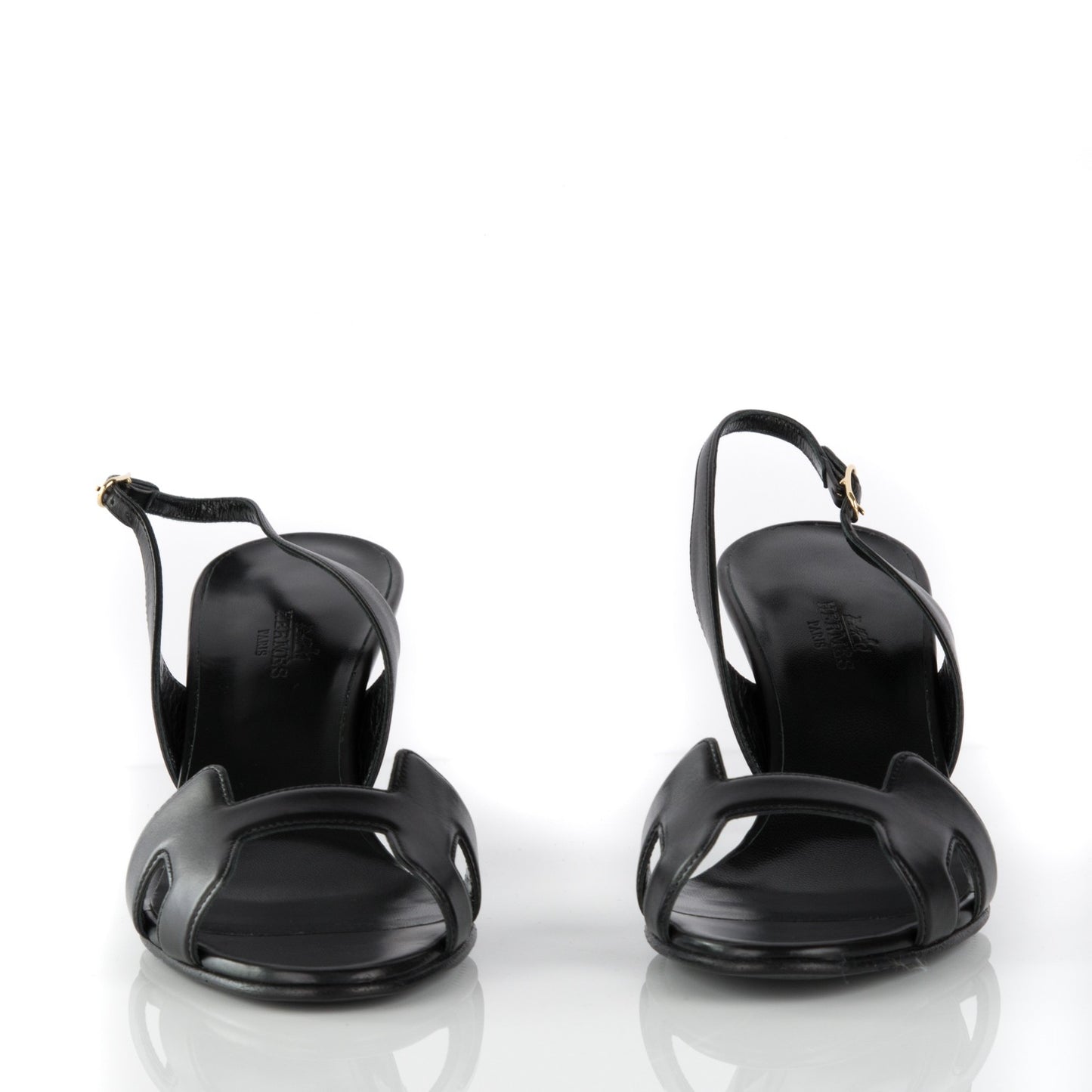 Nappa Night 70 Slingback Sandals 39 Black