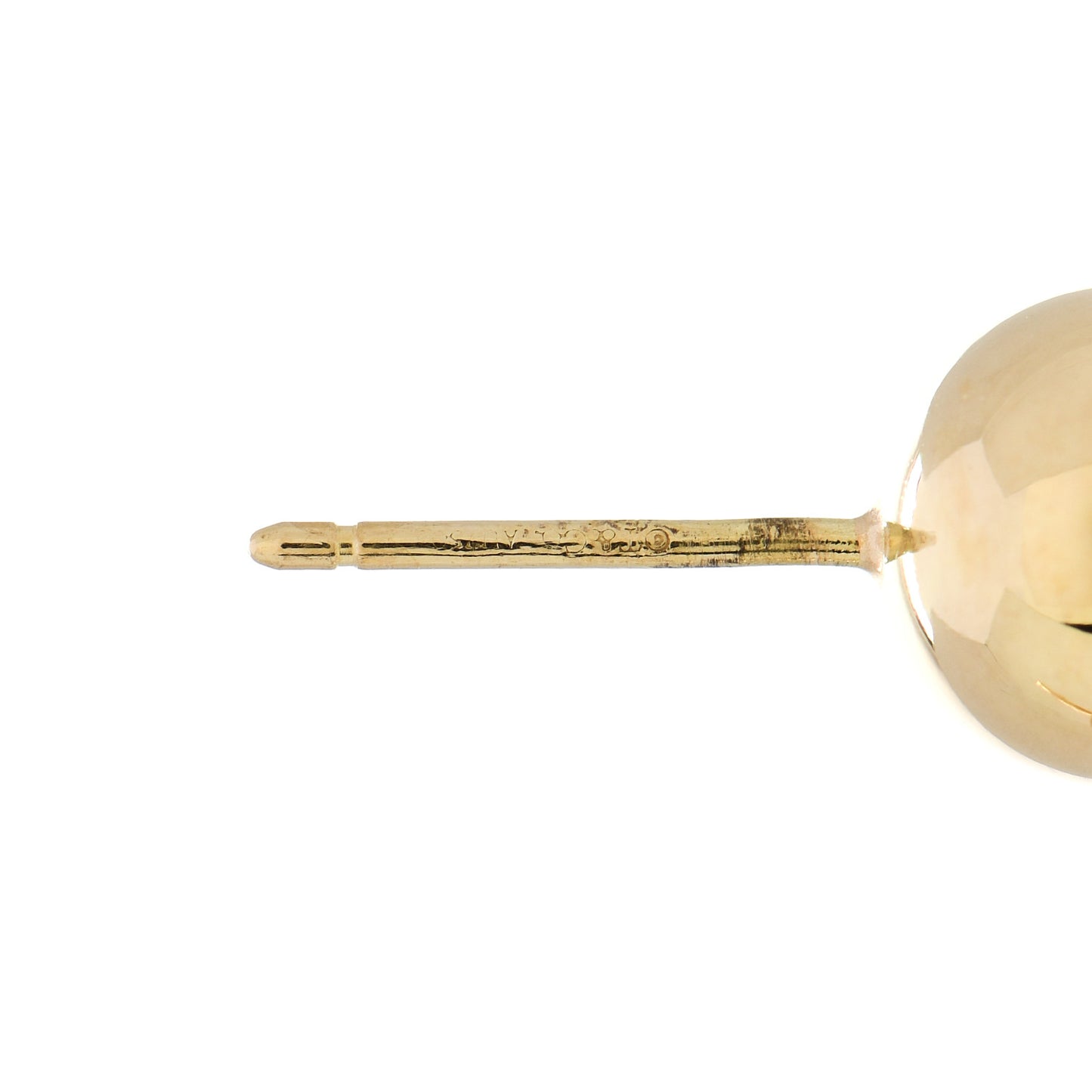 18K Yellow Gold 8mm HardWear Ball Earrings