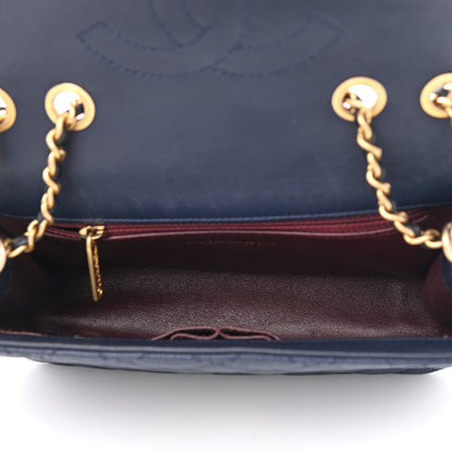 Chanel Caviar Quilted Small CC Filigree Flap Navy Black 5 of 10