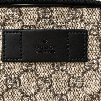 Gucci GG Supreme Monogram Web Belt Bag Black 7 of 13