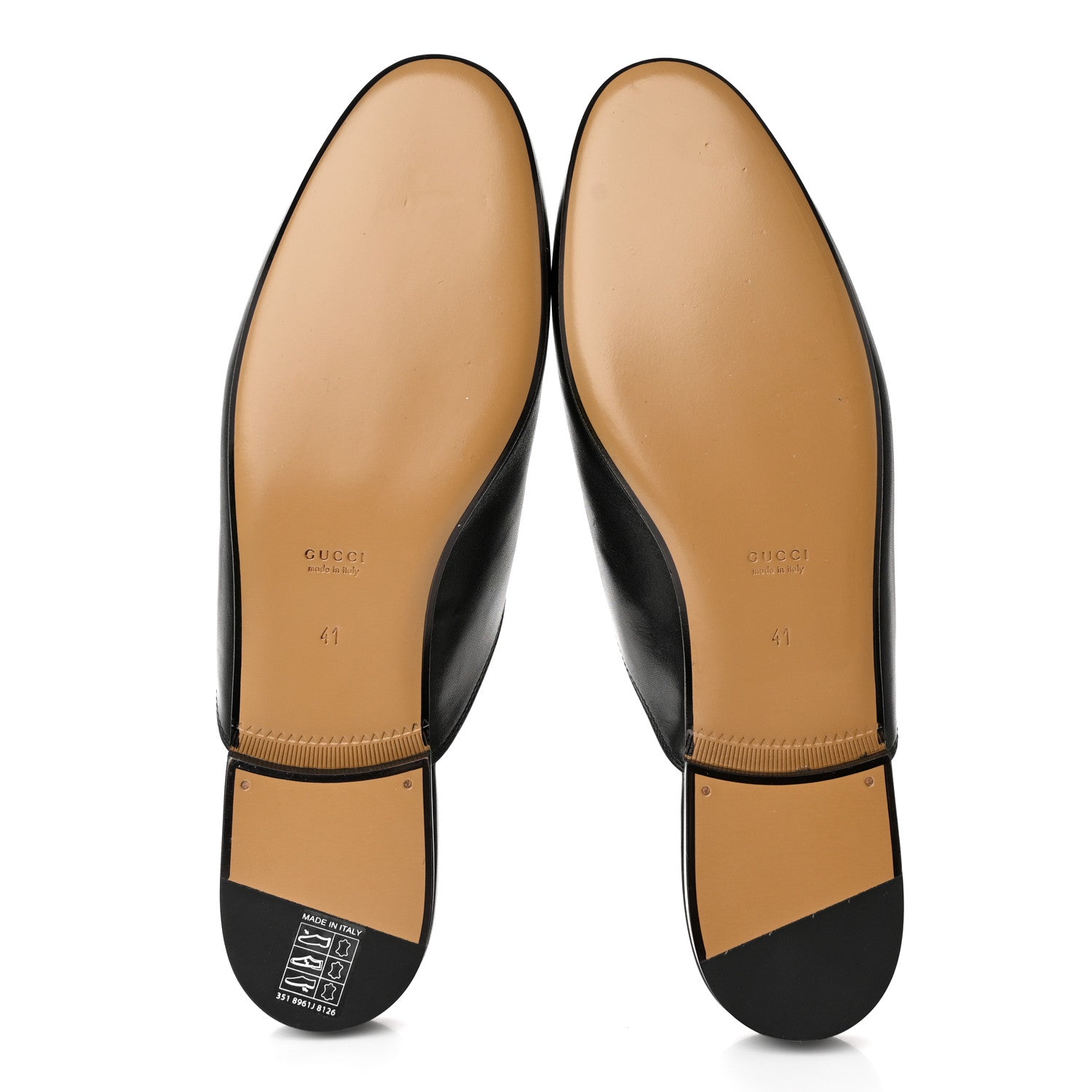 Gucci Calfskin Womens Princetown Slippers 41 Black 5 of 12