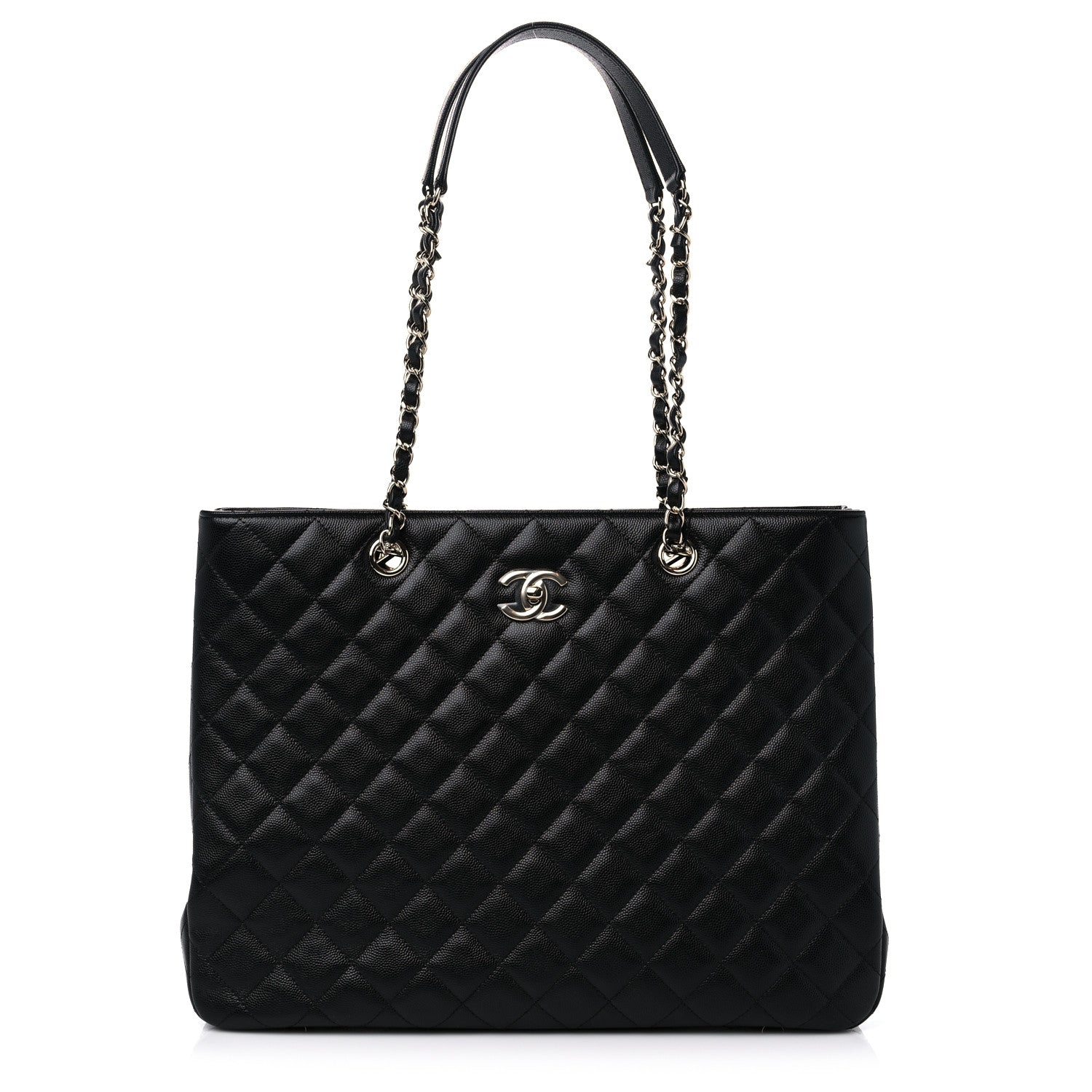 Chanel Caviar Quilted Large Shopping Tote Black 1 of 10