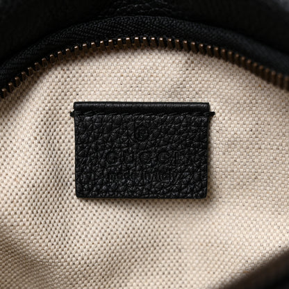 Gucci Grained Calfskin Small Logo Belt Bag Black 5 of 8
