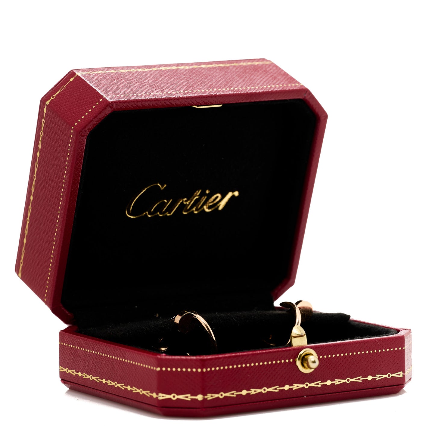 18K Pink Gold Juste Un Clou Hoop Earrings