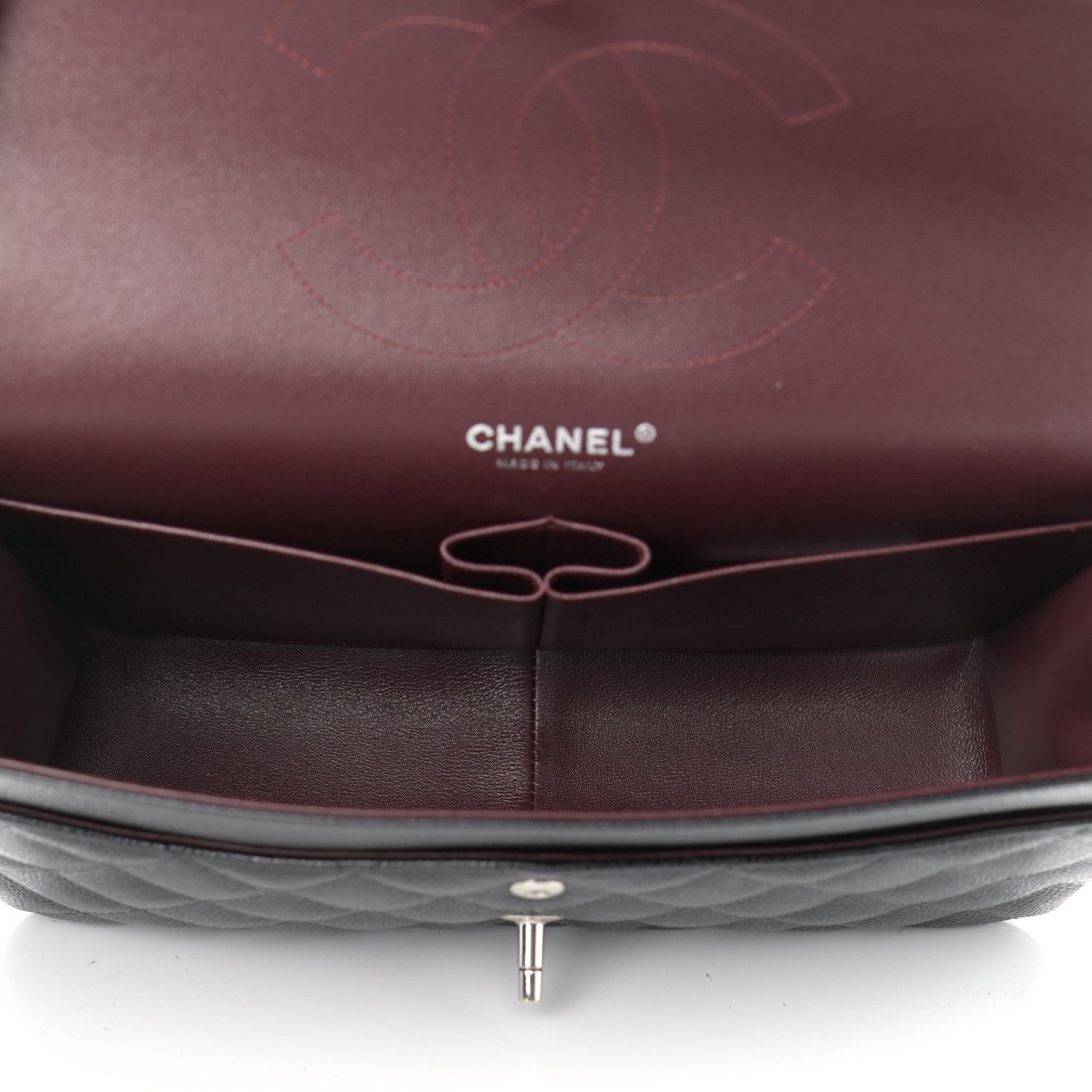 Chanel Caviar Quilted Jumbo Double Flap Black 5 of 9