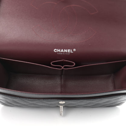 Chanel Caviar Quilted Jumbo Double Flap Black 5 of 9