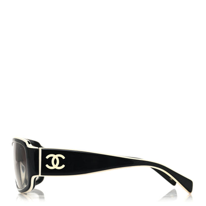 Chanel CC Sunglasses 5144 Black White 3 of 10
