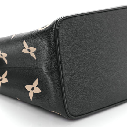 Louis Vuitton Empreinte Monogram Giant Neonoe MM Black Beige 8 of 9