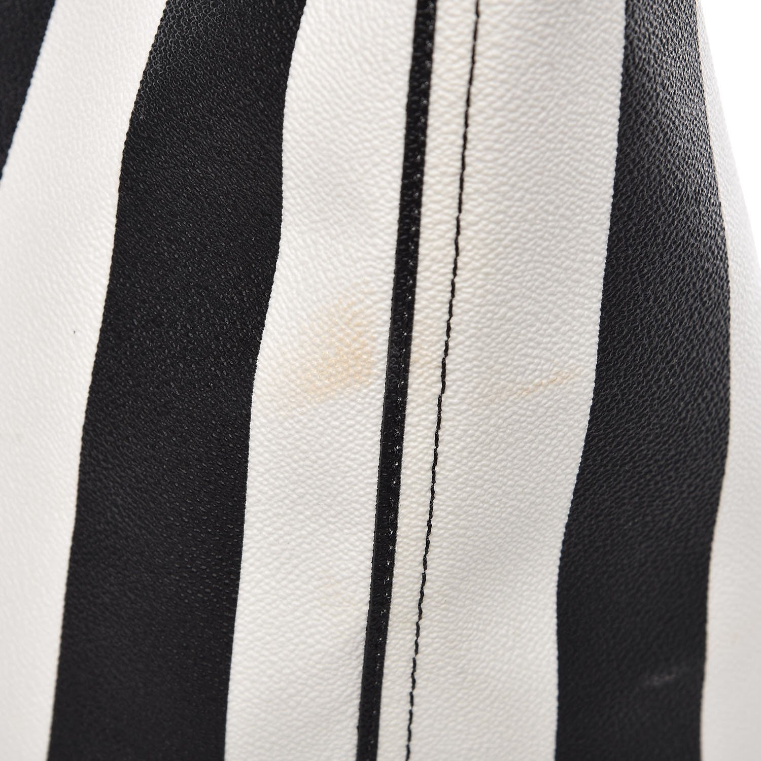 Givenchy Coated Canvas Striped Large Antigona Tote Black White 9 of 13