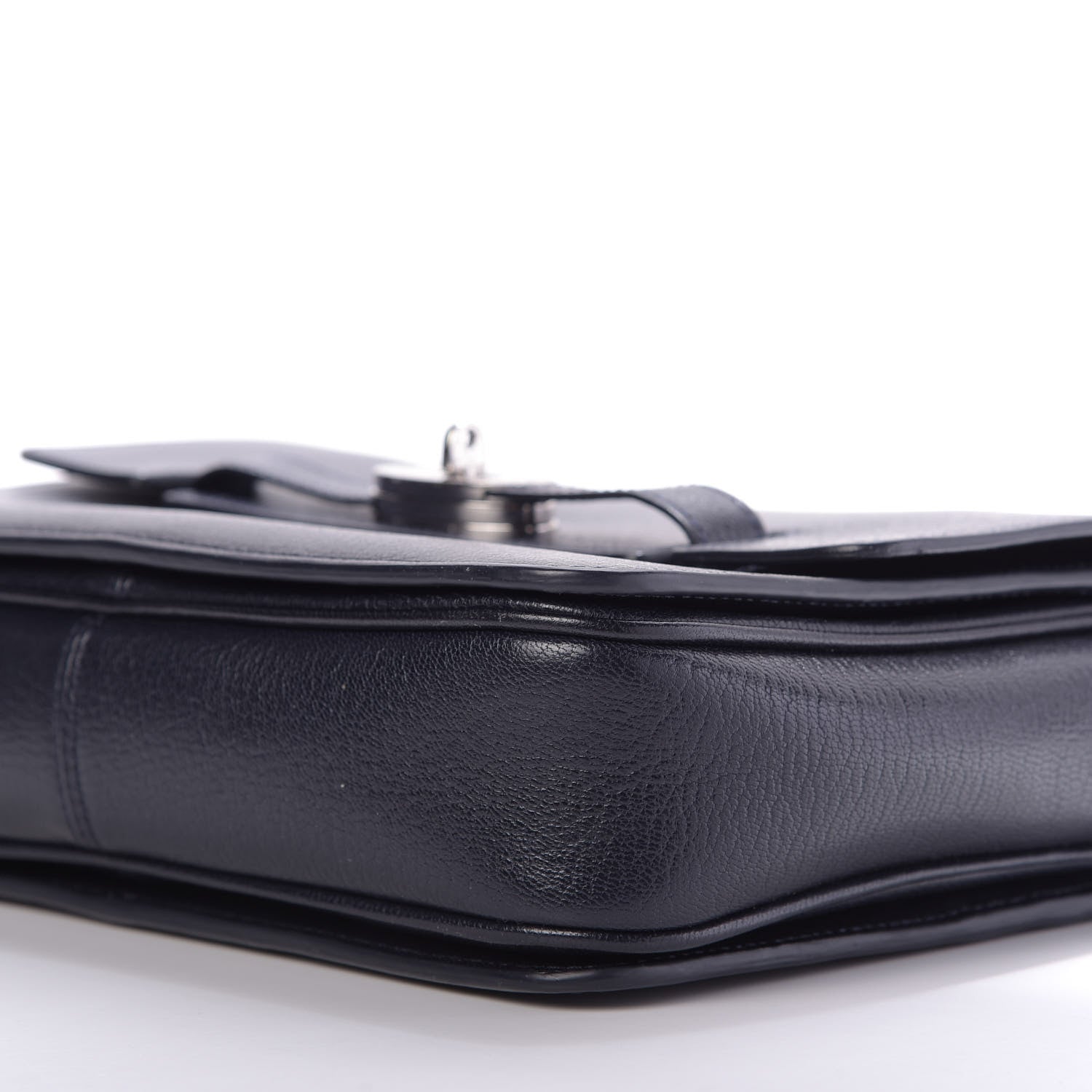 Mulberry Shiny Goatskin Bayswater Shoulder Bag Midnight 7 of 10