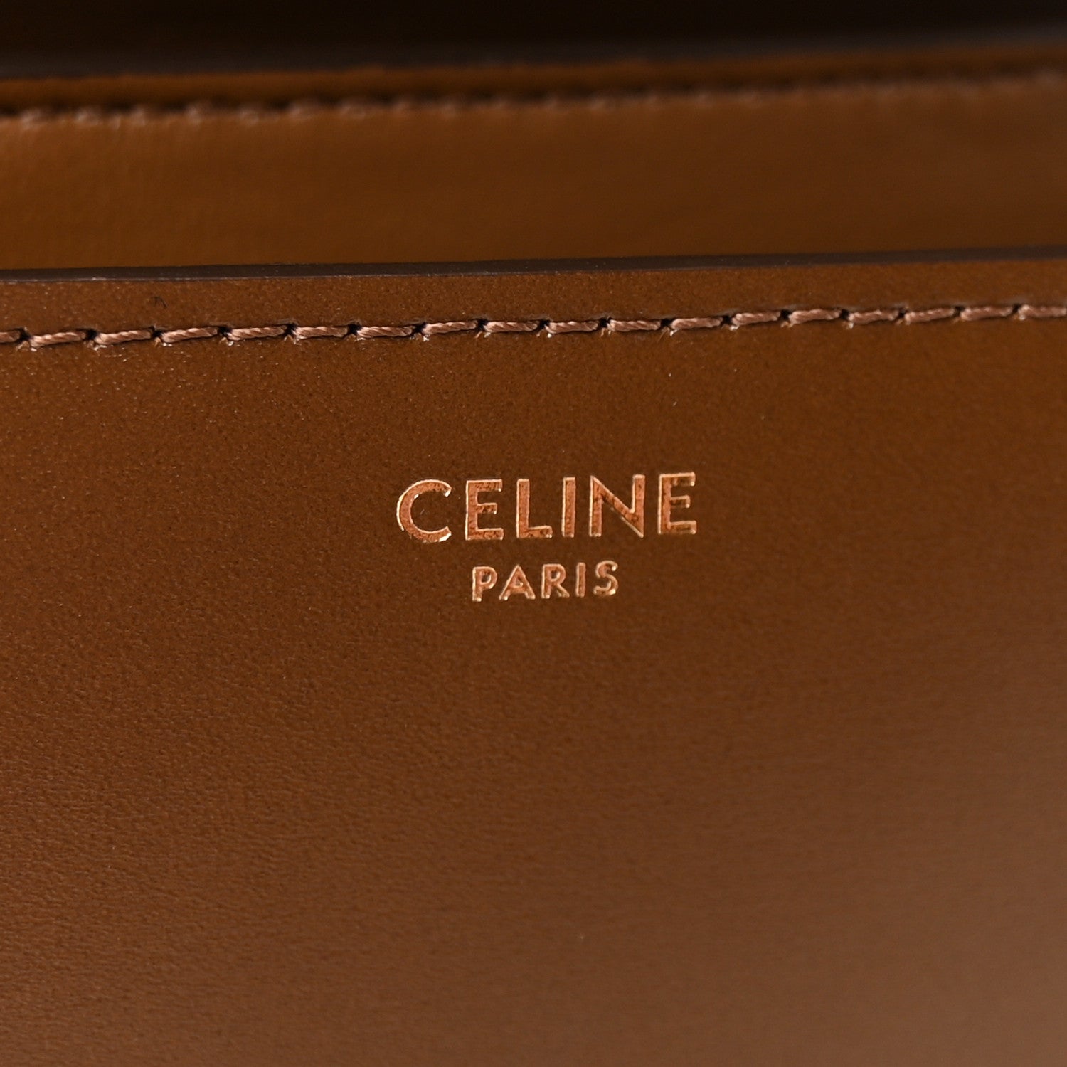 Celine Box Calfskin Medium Classic Box Flap Bag Camel 6 of 10