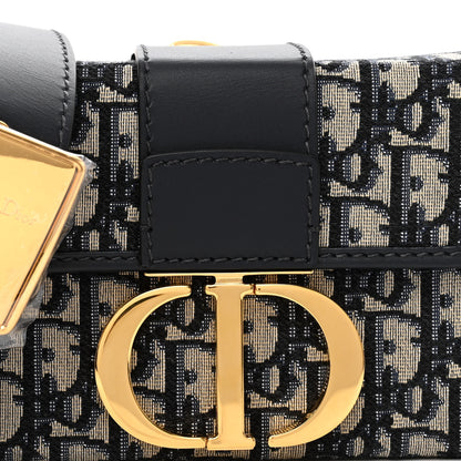 Christian Dior Oblique 30 Montaigne Box Bag Blue 7 of 11