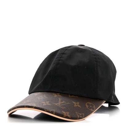 Louis Vuitton Polyester Silk Monogram LV Get Ready Cap M Black 1 of 12