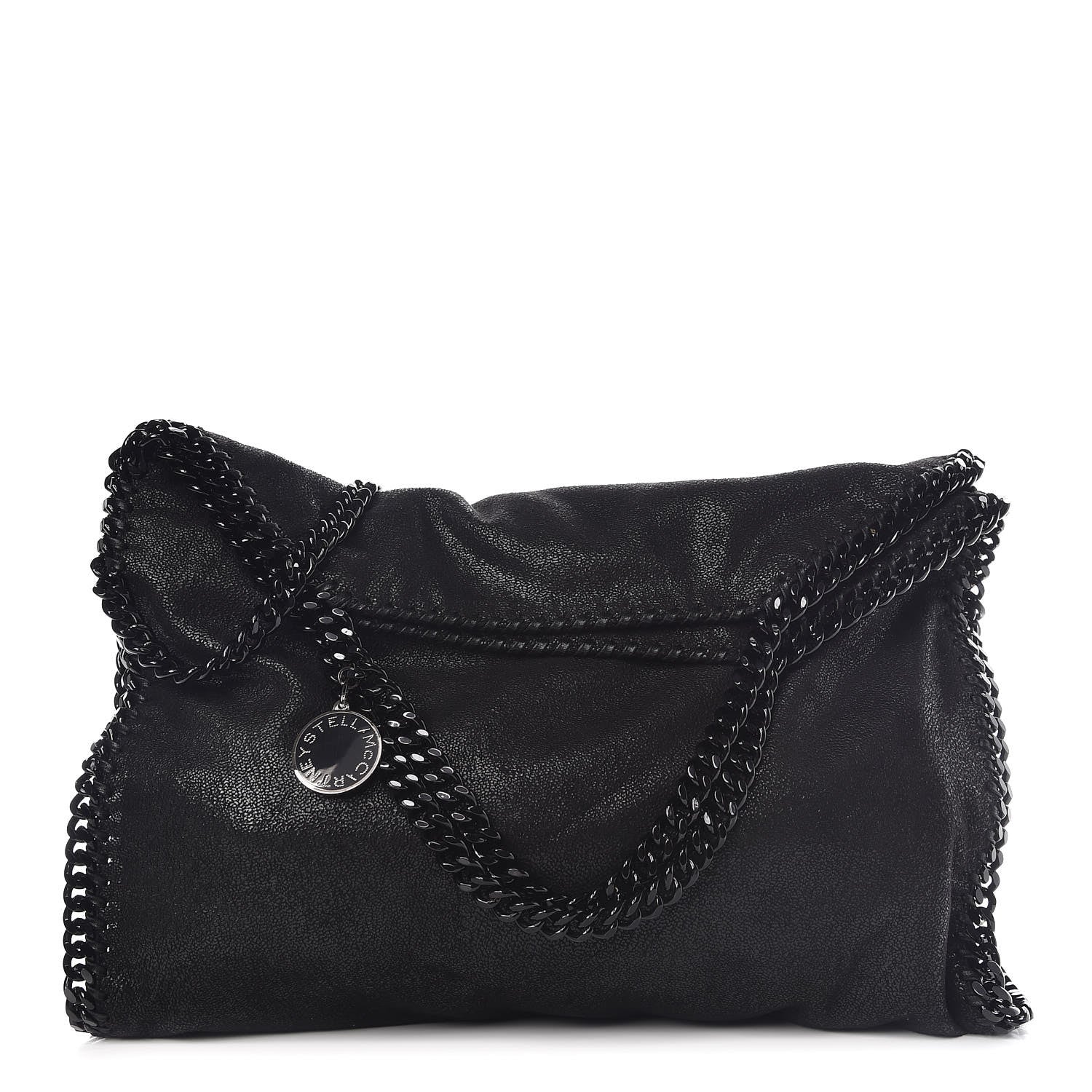 Stella McCartney Shaggy Deer Falabella Fold Over Tote Black 1 of 10
