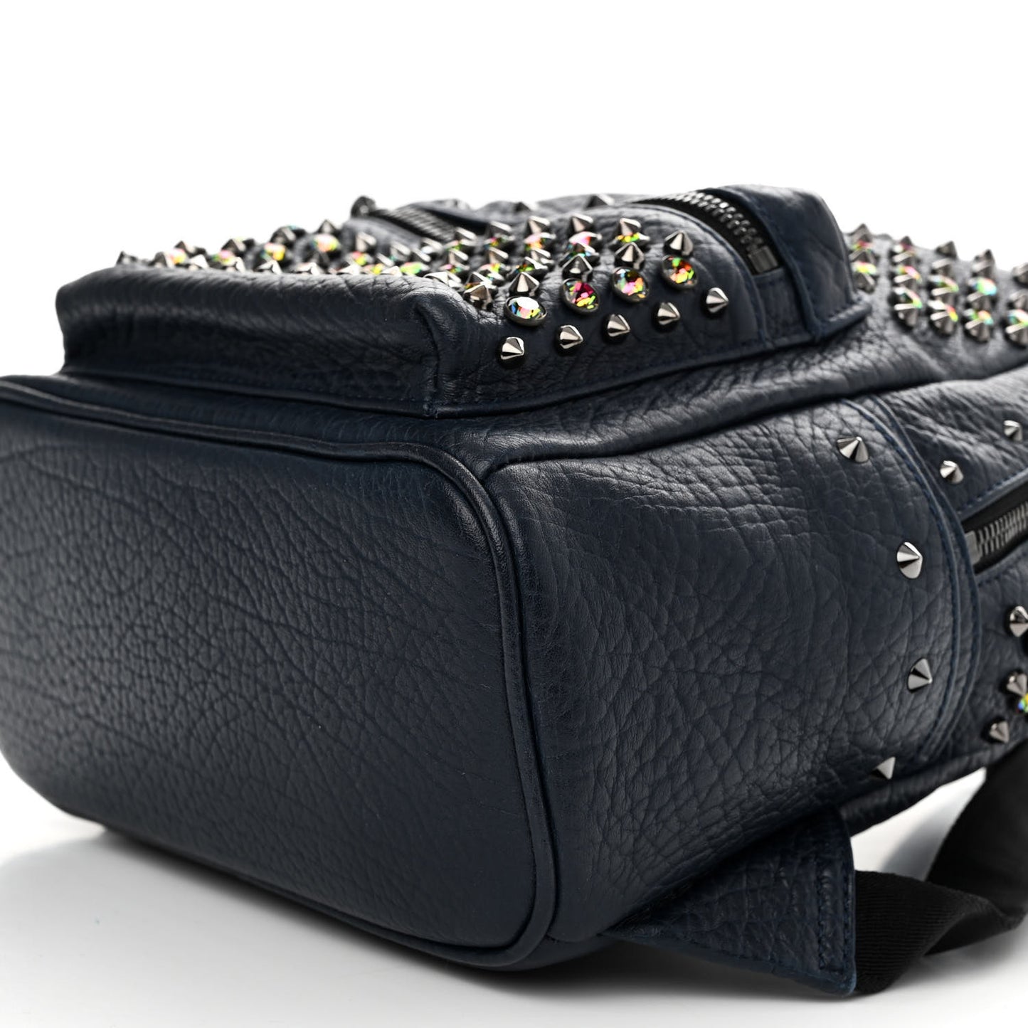 Visetos Swarovski Mini Stark Diamond Backpack Dress Blue