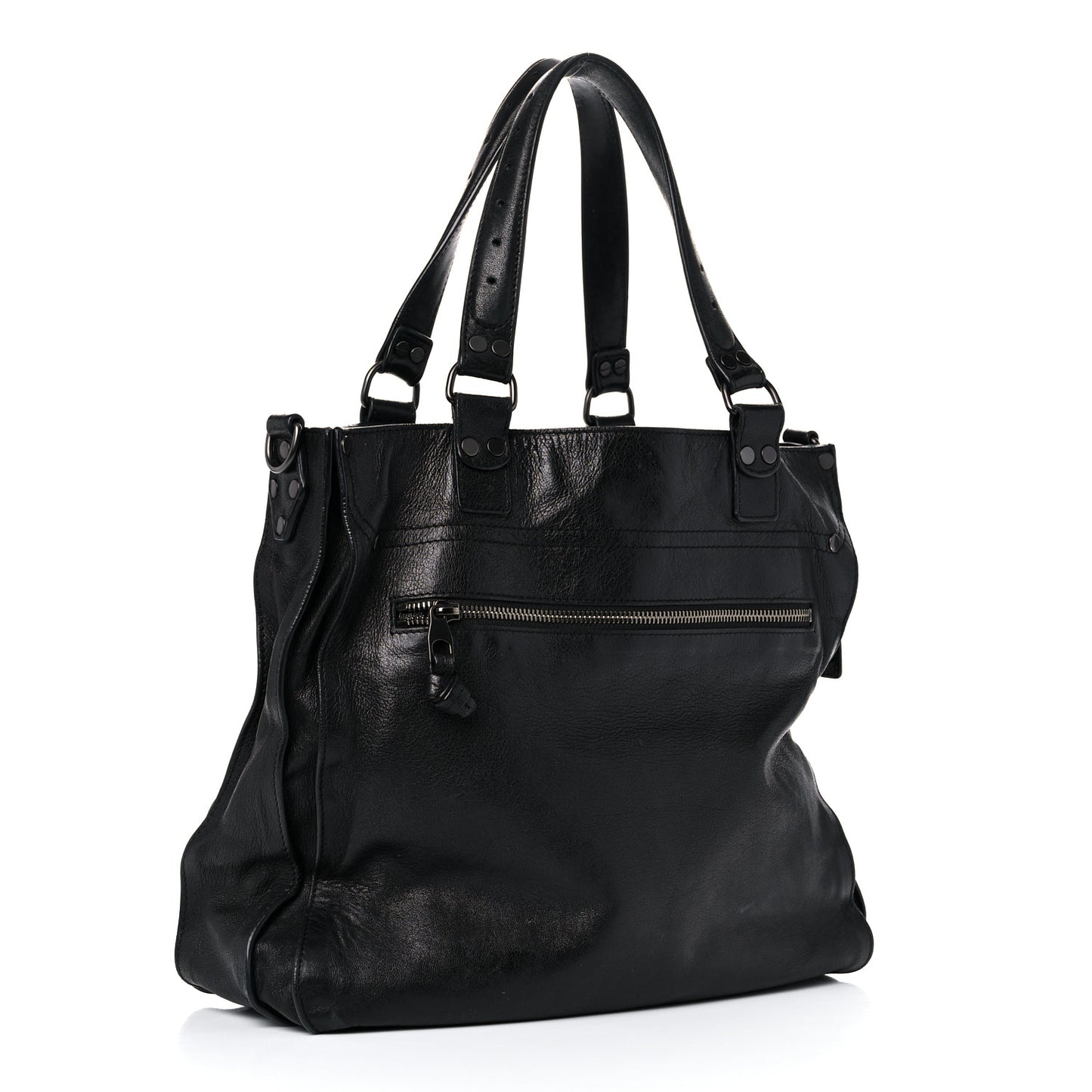 Lambskin PS1 Tote Black