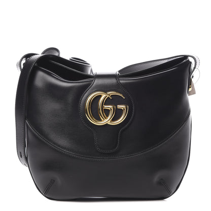Gucci Calfskin Medium Arli Shoulder Bag Black 1 of 10