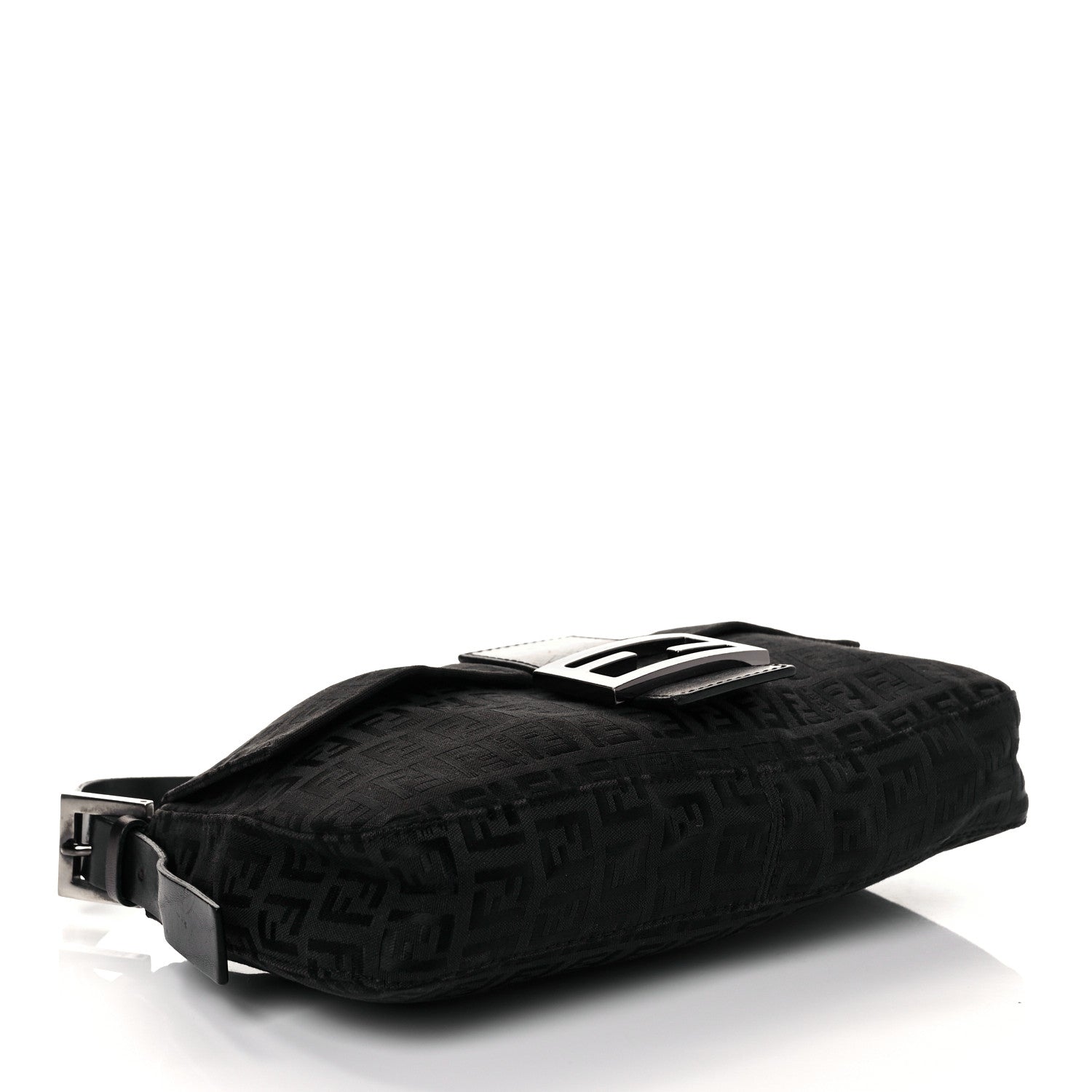 Fendi Zucchino Baguette Black 4 of 11