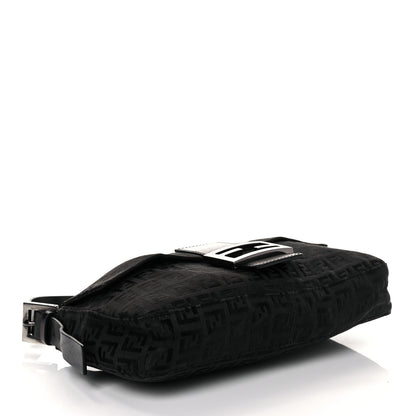 Fendi Zucchino Baguette Black 4 of 11