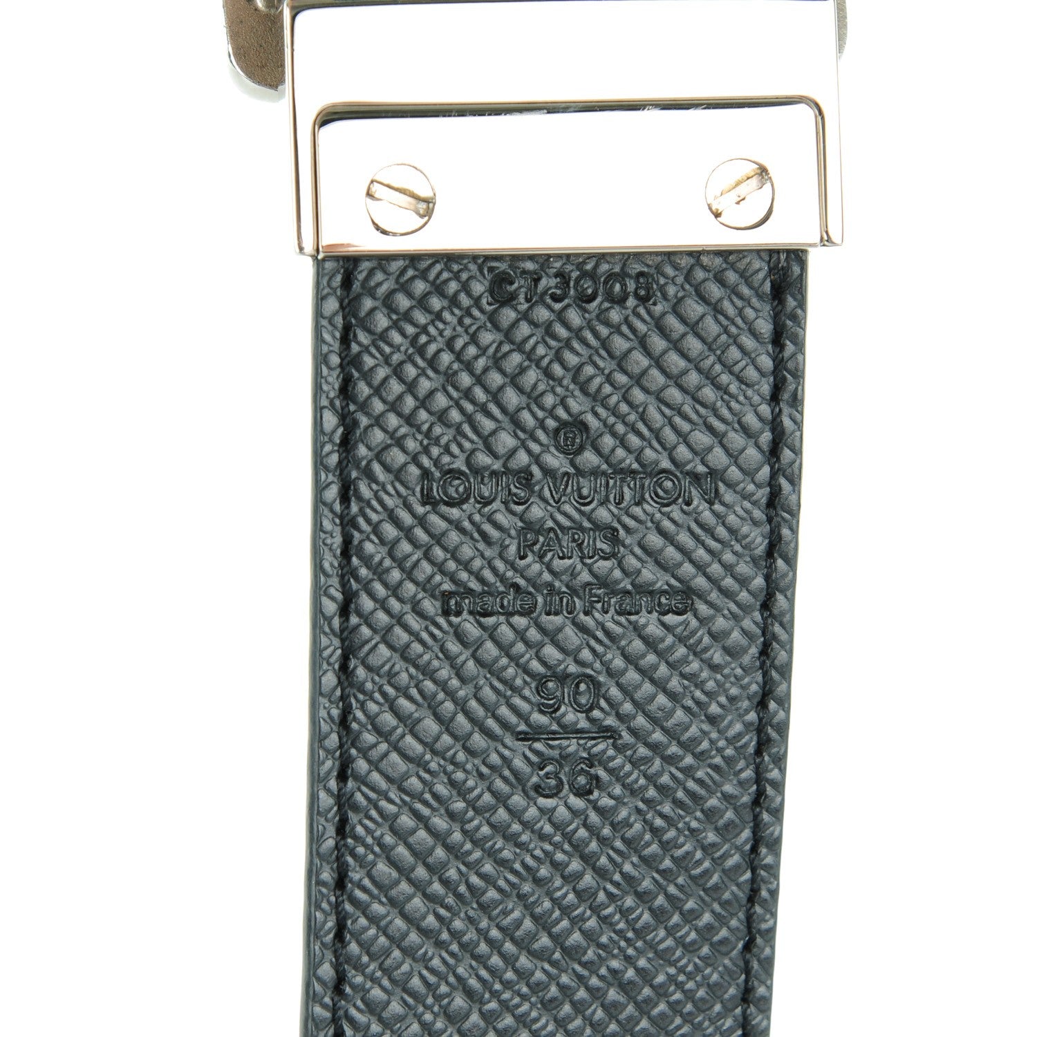 Louis Vuitton Damier Graphite 35mm LV Inventeur Reversible Belt 90 36 5 of 8