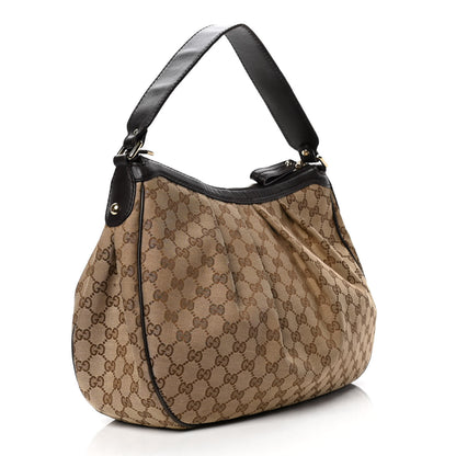 Gucci Monogram Medium Sukey Hobo Dark Brown 2 of 6
