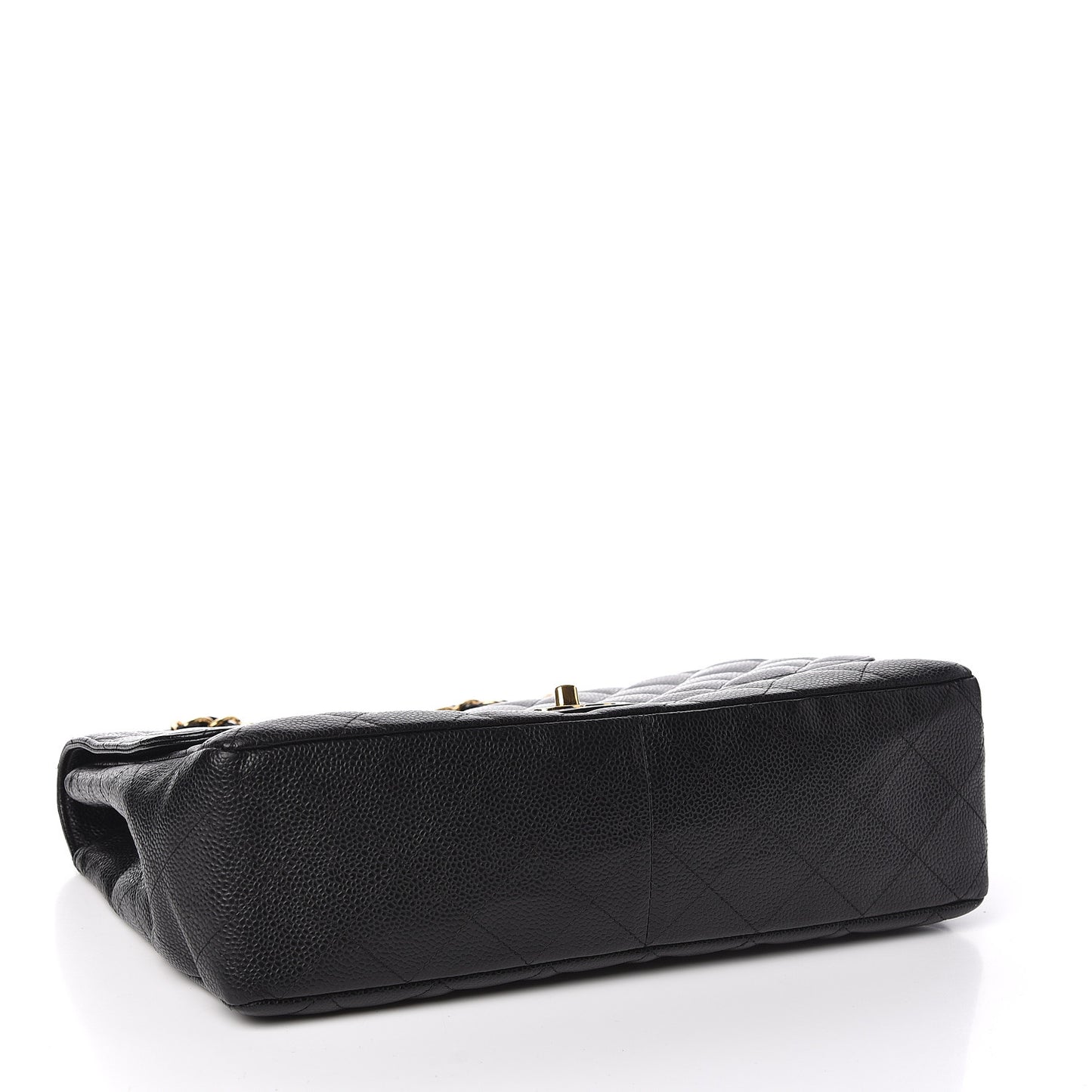 Caviar Quilted Jumbo Single Flap Black