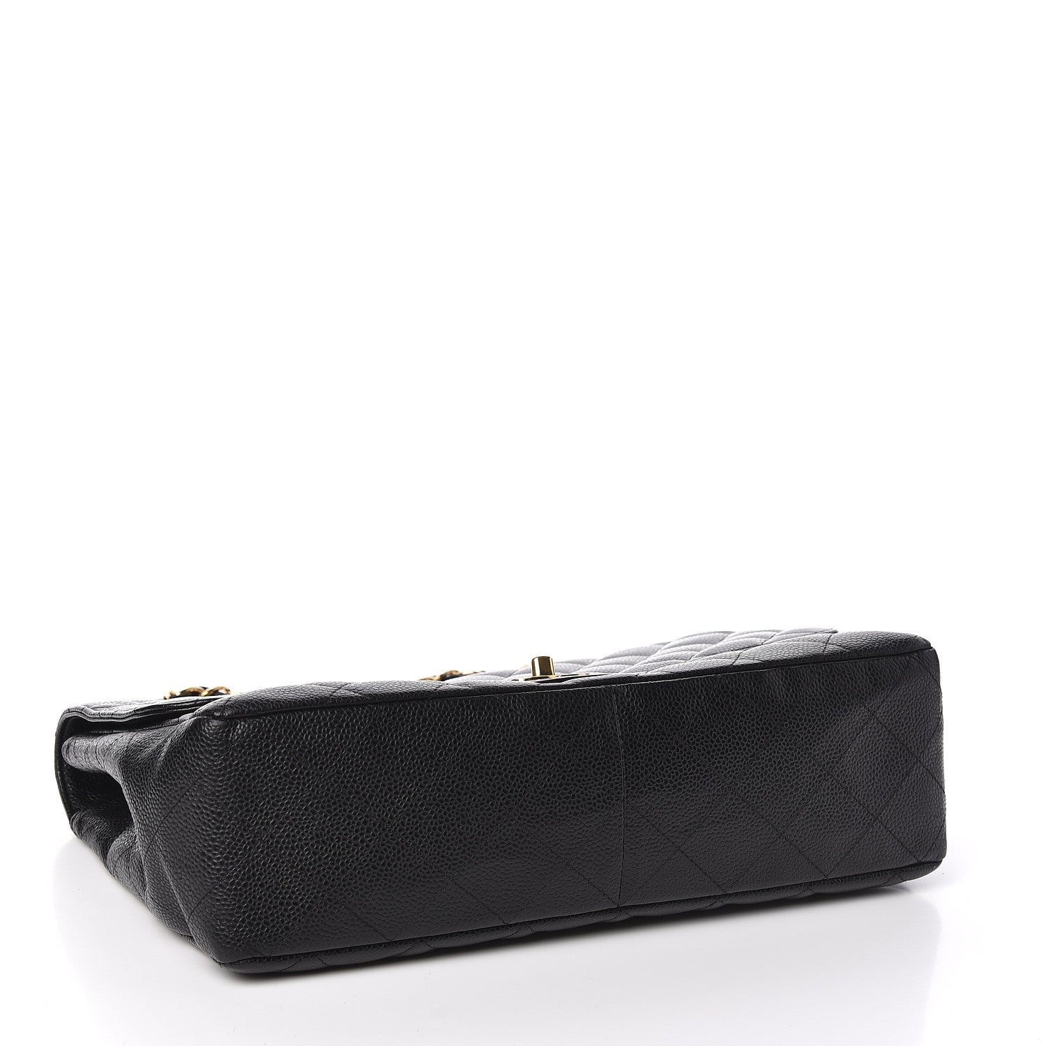 Chanel Caviar Quilted Jumbo Single Flap Black 4 of 15