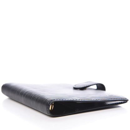 Louis Vuitton Epi Small Ring Agenda Cover Black 4 of 6
