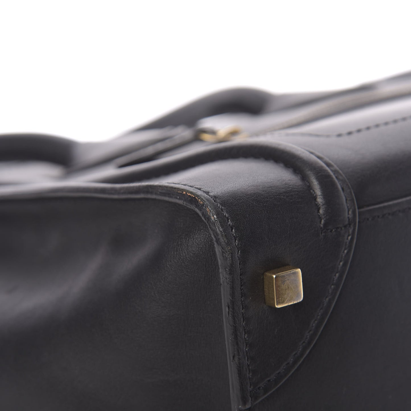 Smooth Calfskin Mini Luggage Black