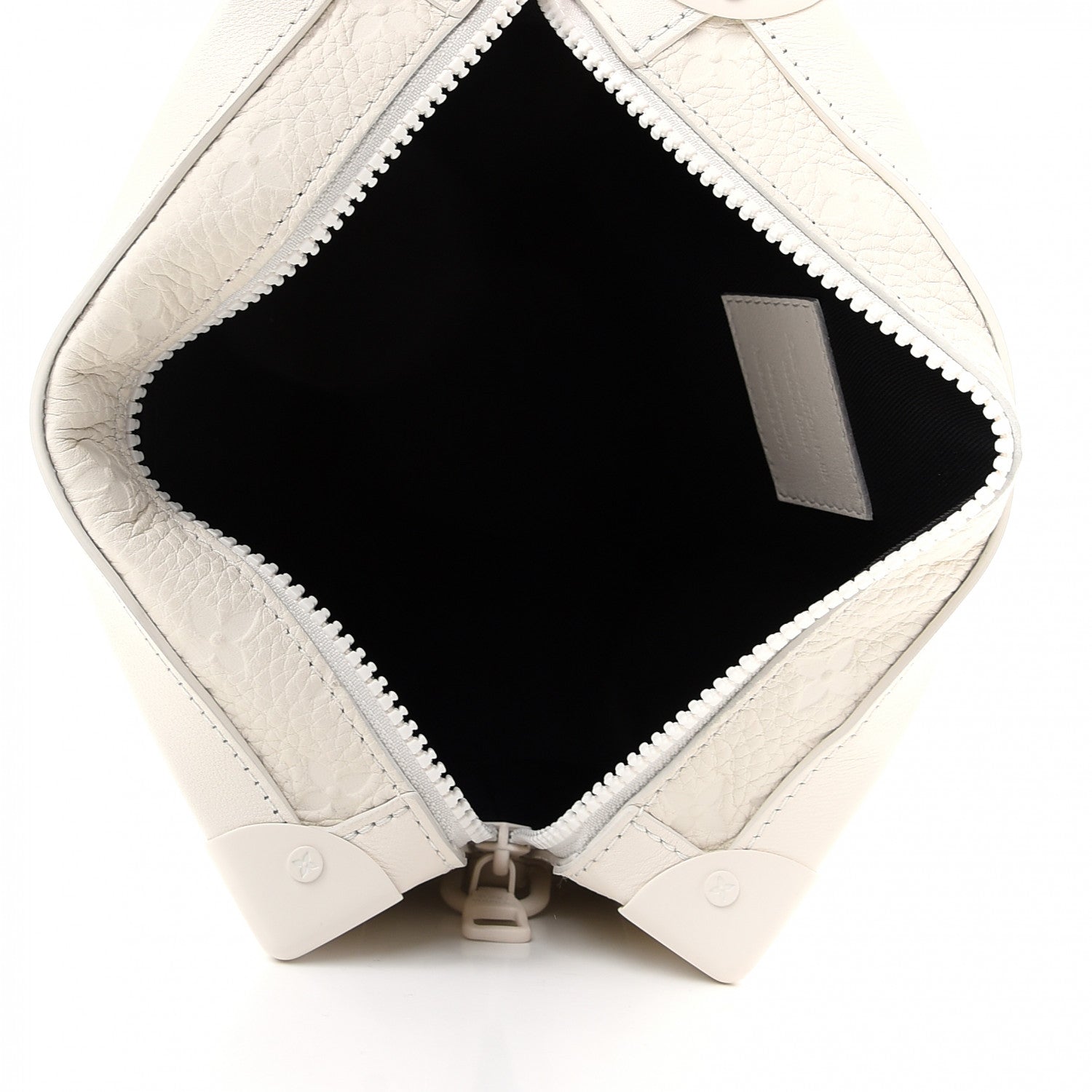 Louis Vuitton Taurillon Monogram Solar Ray Soft Trunk Powder White 4 of 9