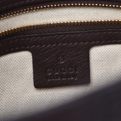 Gucci Guccissima Medium Bree Foldover Tote Chocolate 7 of 8