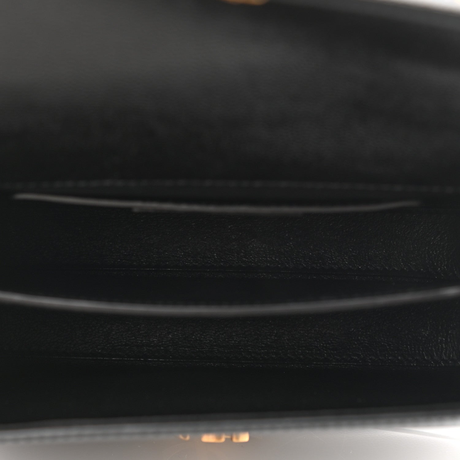 Saint Laurent Grain de Poudre Mini Classic Monogram Cassandra Top Handle Black 5 of 10