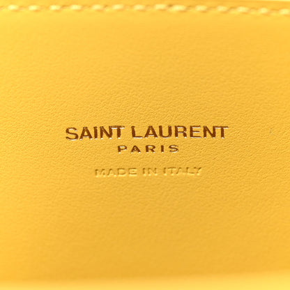 Saint Laurent Grained Calfskin Nano Sac De Jour Jaune 6 of 9