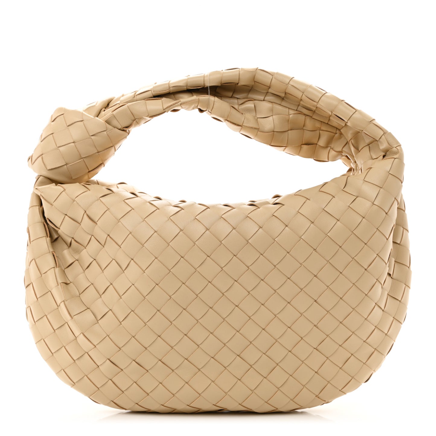Nappa Intrecciato Teen Jodie Hobo Porridge