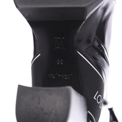 Louis Vuitton Glazed Calfskin Star Trail Ankle Boots 38 Black 7 of 7