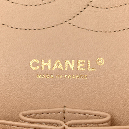 Chanel Caviar Quilted Jumbo Double Flap Beige 6 of 10