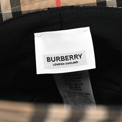 Burberry Technical Cotton Vintage Check Bucket Hat M Archive Beige 9 of 10