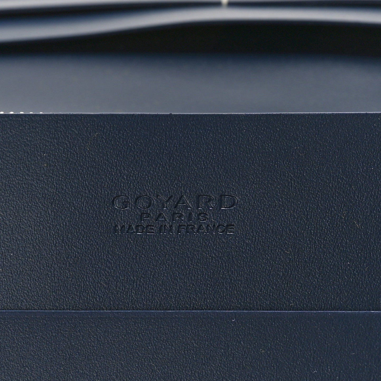 Goyardine Richelieu Wallet Navy