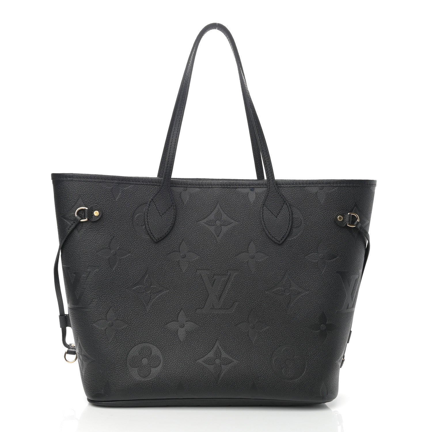 Louis Vuitton Empreinte Monogram Giant Neverfull MM Black 3 of 9