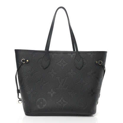 Louis Vuitton Empreinte Monogram Giant Neverfull MM Black 3 of 9
