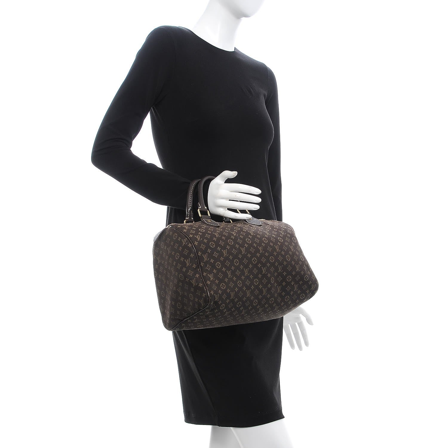 Louis Vuitton Mini Lin Speedy 30 Ebene 2 of 12