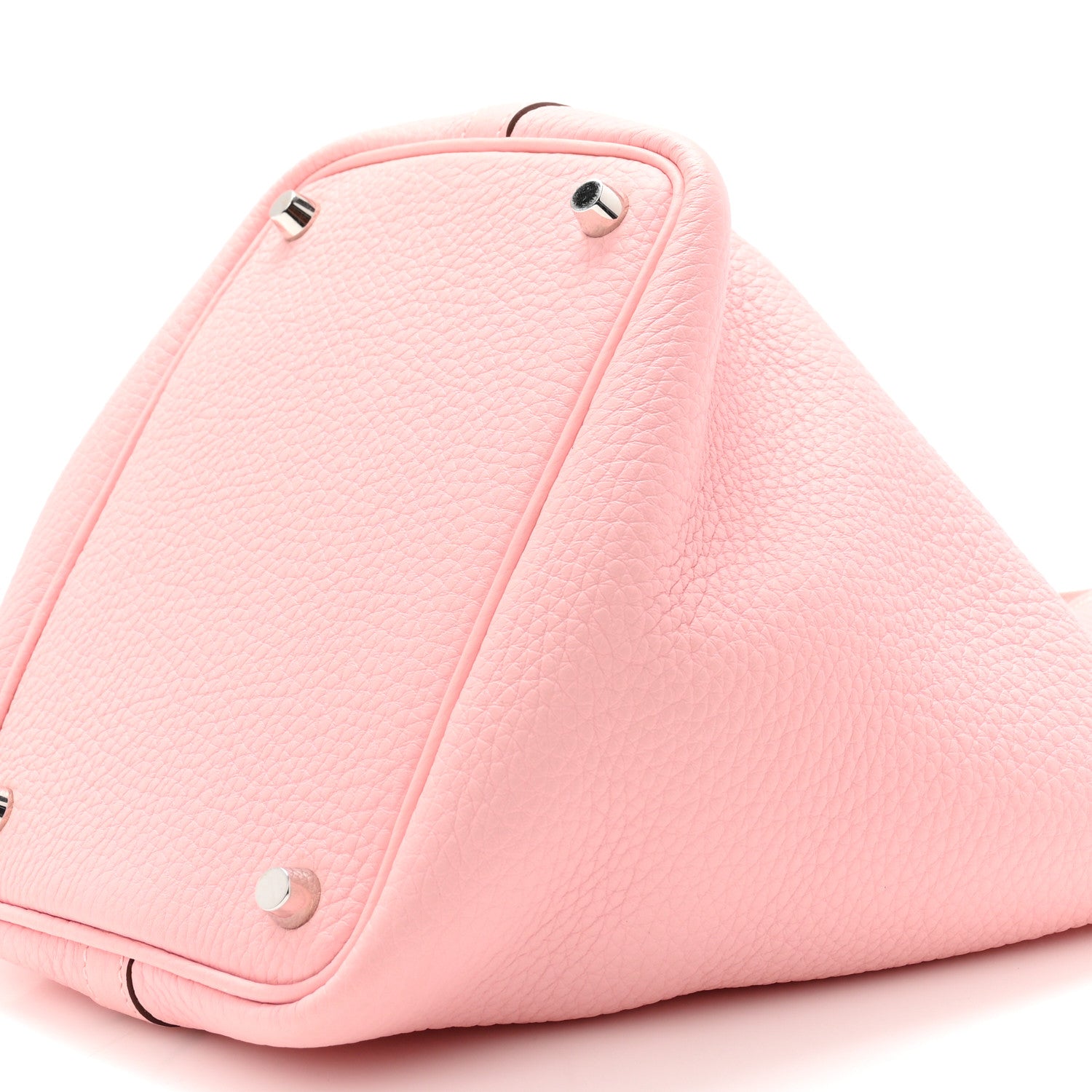 Hermes Taurillon Clemence Picotin Lock 18 PM Rose Sakura 10 of 11