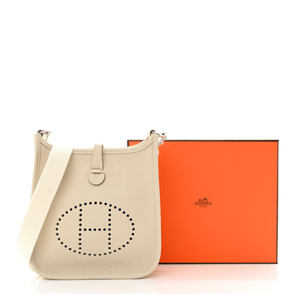 Hermes Taurillon Clemence Evelyne TPM Craie 11 of 11