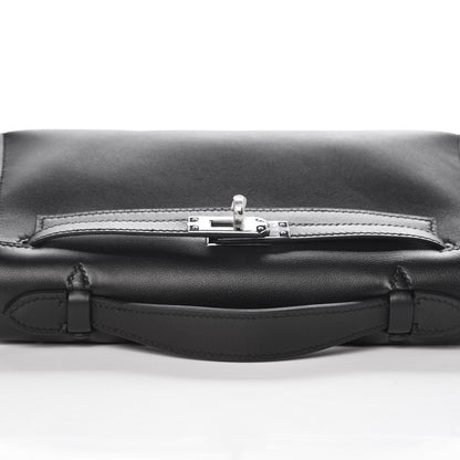 Hermes Swift Kelly Pochette Clutch Black 24 of 25