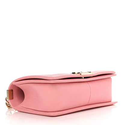 Chanel Caviar Quilted Medium Boy Flap Light Pink 4 of 11