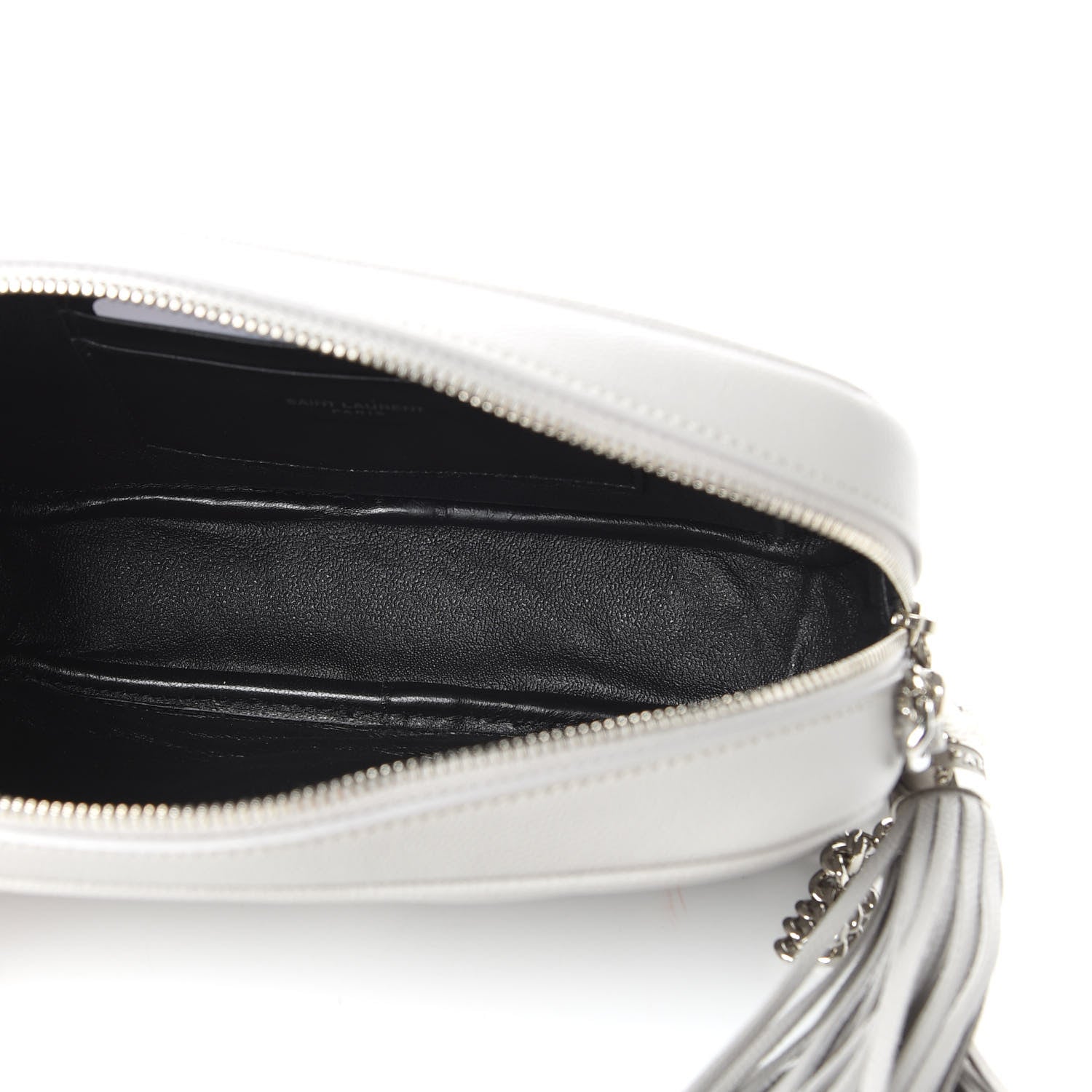 Saint Laurent Grain De Poudre Matelasse Monogram Mini Lou Camera Bag Granite 5 of 10