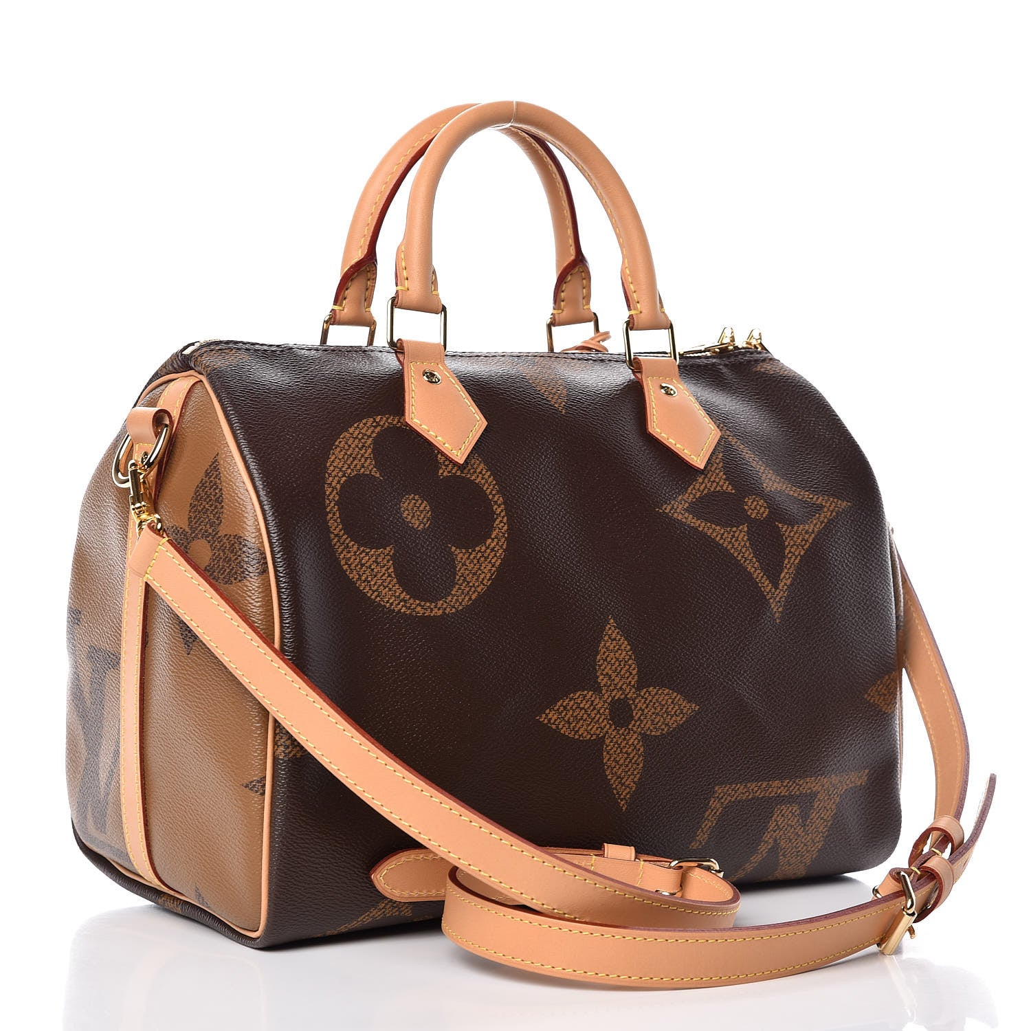 Louis Vuitton Reverse Monogram Giant Speedy Bandouliere 30 3 of 12